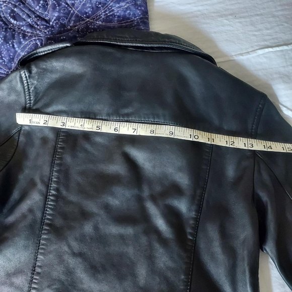 NWT All Saints Balfern Biker jacket, black, US 4 - Picture 15 of 16